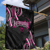 Traditional Art Hawaiian Kakau Tattoos Garden Flag Pink Color LT03 - Polynesian Pride