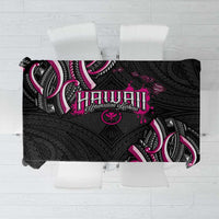 Traditional Art Hawaiian Kakau Tattoos Tablecloth Pink Color LT03 Pink - Polynesian Pride