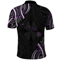 Traditional Art Hawaiian Kakau Tattoos Polo Shirt Purple Color LT03 - Polynesian Pride