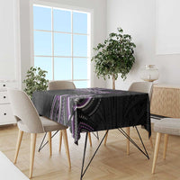 Traditional Art Hawaiian Kakau Tattoos Tablecloth Purple Color LT03 - Polynesian Pride
