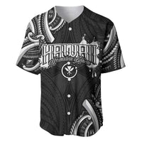 Traditional Art Hawaiian Kakau Tattoos Baseball Jersey White LT03 White - Polynesian Pride