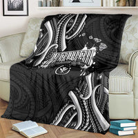 Traditional Art Hawaiian Kakau Tattoos Blanket White LT03 - Polynesian Pride
