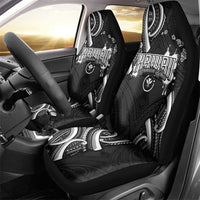 Traditional Art Hawaiian Kakau Tattoos Car Seat Cover White LT03 - Polynesian Pride