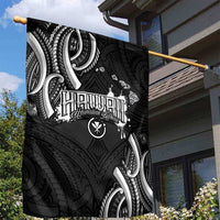 Traditional Art Hawaiian Kakau Tattoos Garden Flag White LT03 - Polynesian Pride