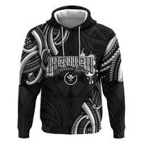 Traditional Art Hawaiian Kakau Tattoos Hoodie White LT03 Pullover Hoodie White - Polynesian Pride