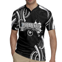 Traditional Art Hawaiian Kakau Tattoos Rugby Jersey White LT03 - Polynesian Pride