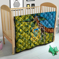 Tuvalu and Australia Together Quilt Tapa Pattern and Aboriginal mix Culture LT03 - Polynesian Pride