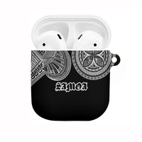 Samoa Traditional Tattoo AirPods Case Tribal Tatau Pattern LT03 Black - Polynesian Pride