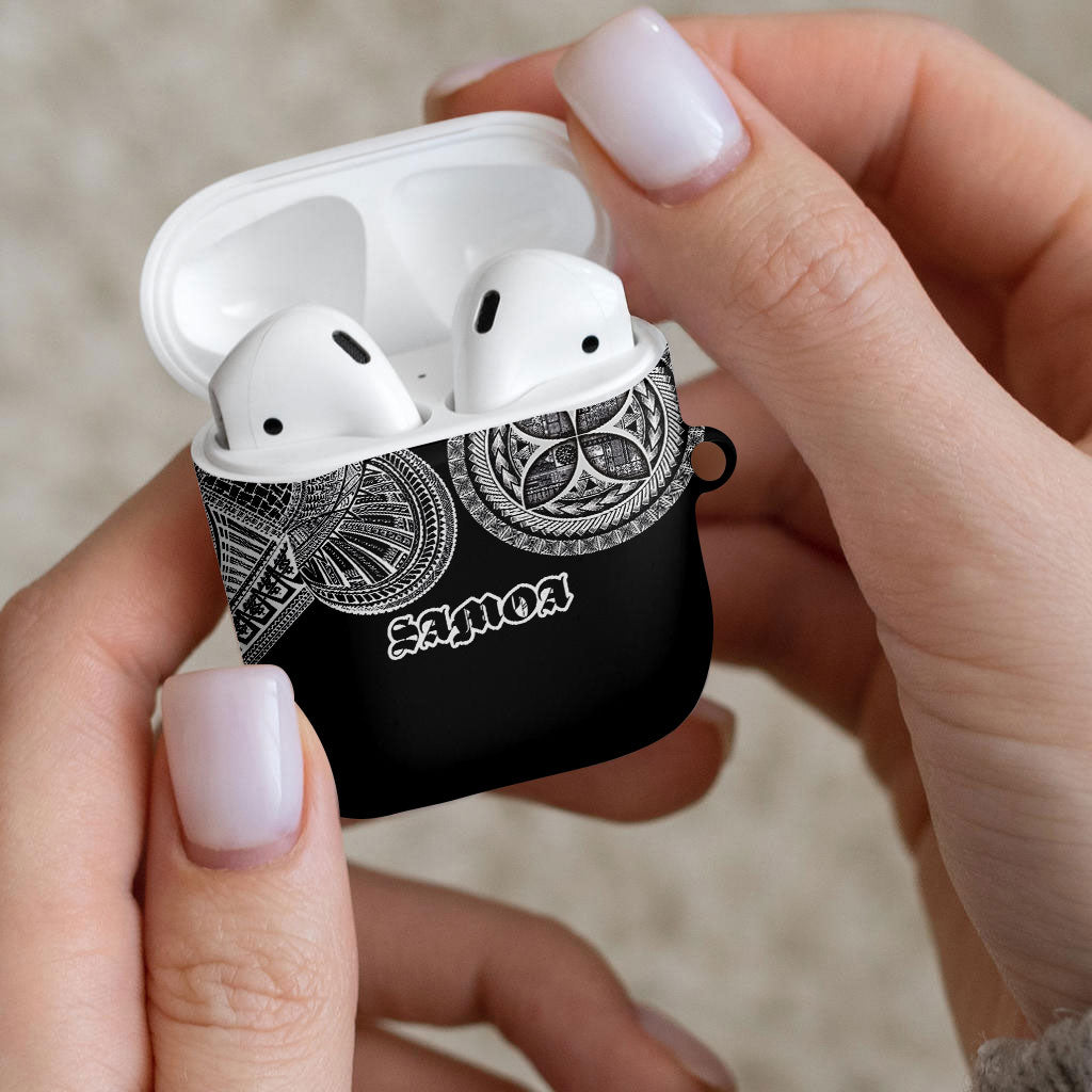 Samoa Traditional Tattoo AirPods Case Tribal Tatau Pattern LT03 - Polynesian Pride