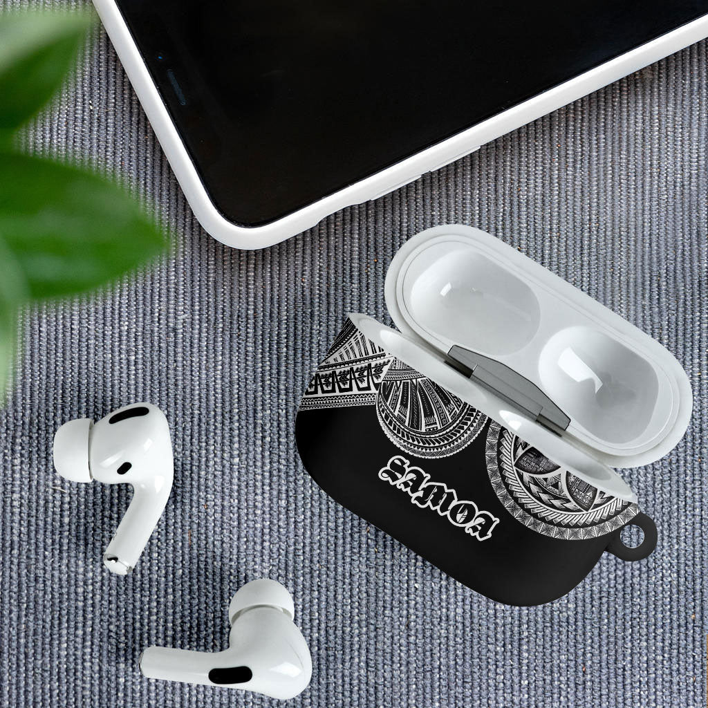 Samoa Traditional Tattoo AirPods Case Tribal Tatau Pattern LT03 - Polynesian Pride