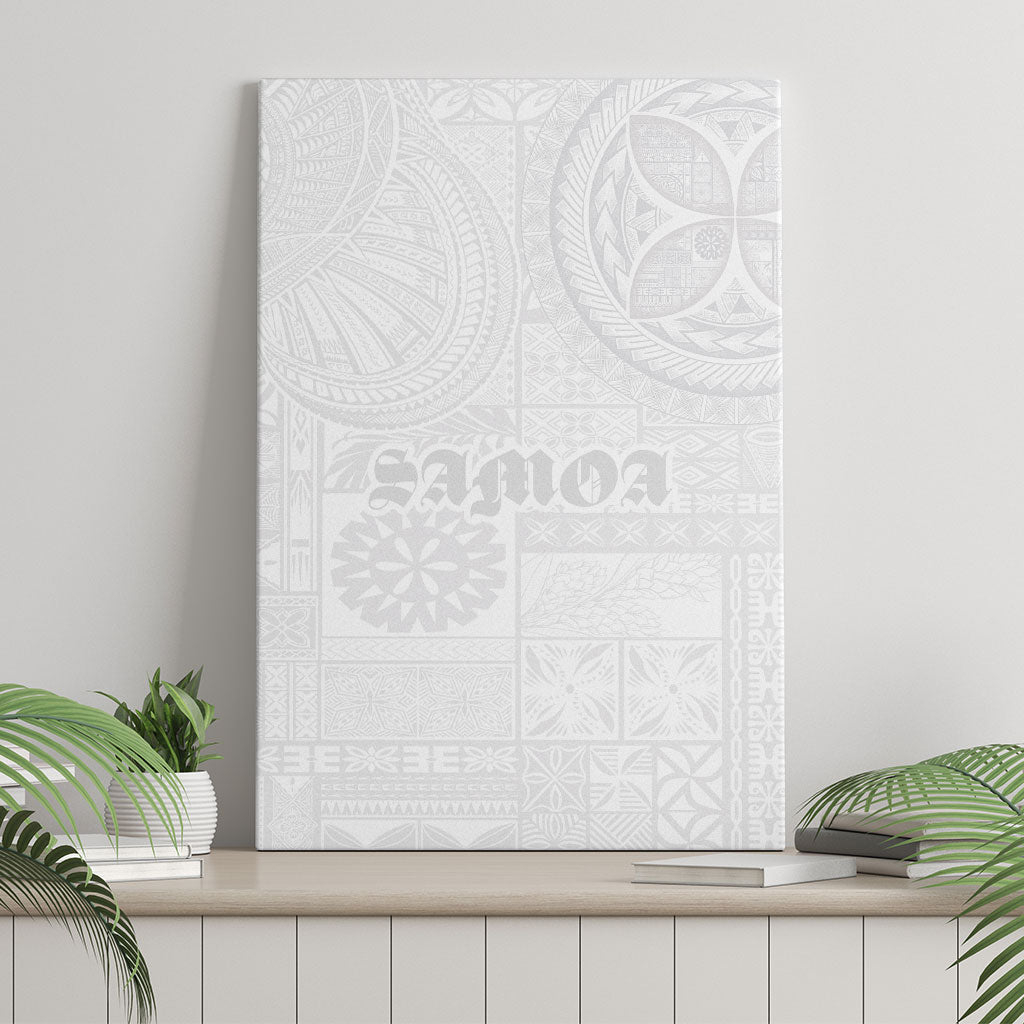 Samoa Lotu Tamaiti Canvas Wall Art Tribal Tatau with Siapo Pattern LT03 - Polynesian Pride