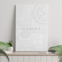 Samoa Lotu Tamaiti Canvas Wall Art Tribal Tatau with Siapo Pattern LT03 - Polynesian Pride