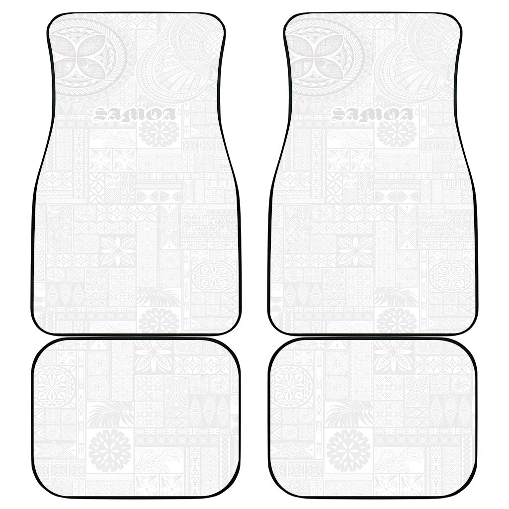 Samoa Lotu Tamaiti Car Mats Tribal Tatau with Siapo Pattern LT03 - Polynesian Pride