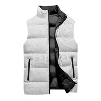 Samoa Lotu Tamaiti Sleeveless Puffer Jacket Tribal Tatau with Siapo Pattern LT03 - Polynesian Pride