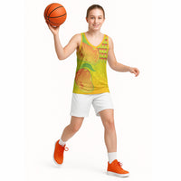 Hawaiian Mango Basketball Jersey Polynesian Art Pattern and Kakau Tattoo LT03 - Polynesian Pride