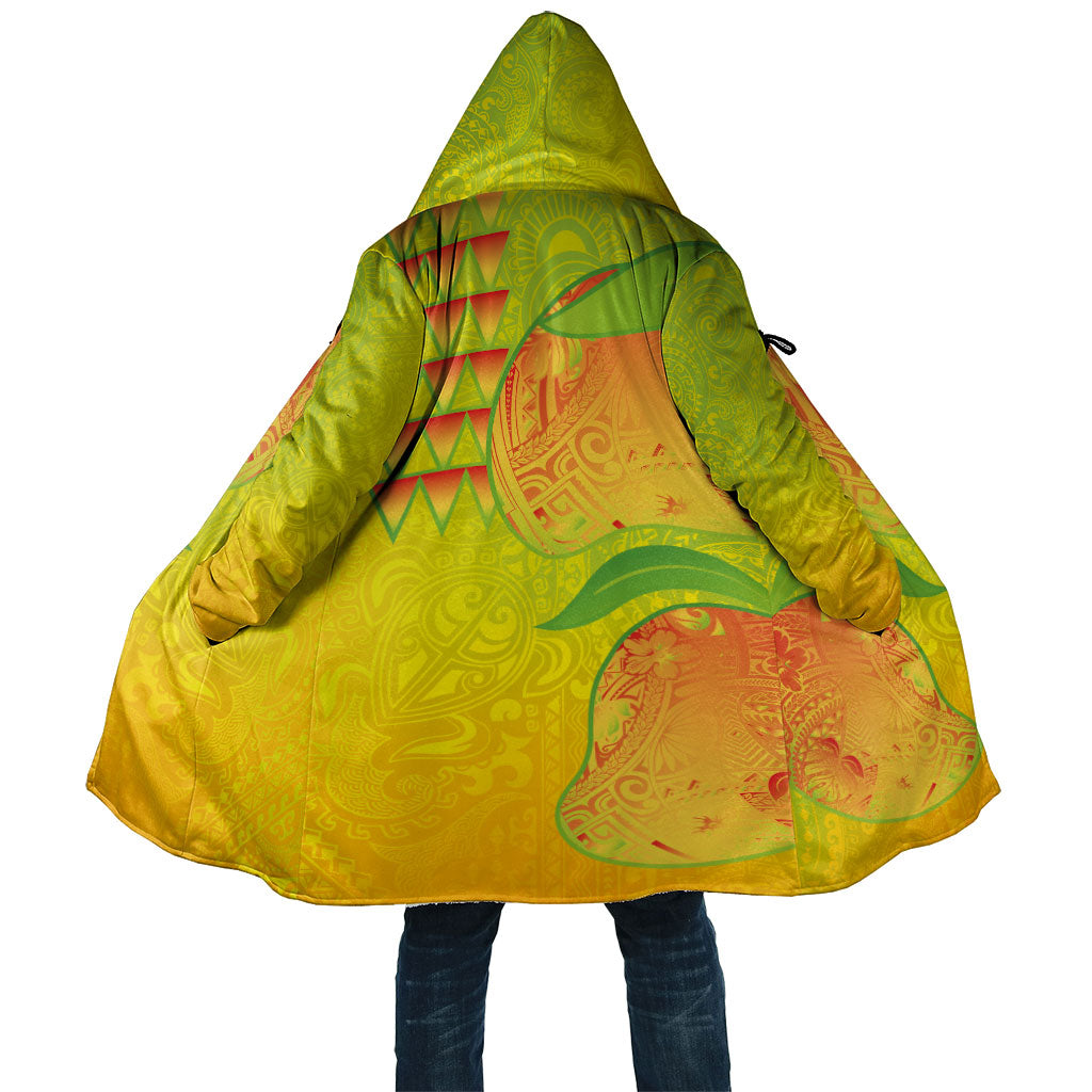 Hawaiian Mango Cloak Polynesian Art Pattern and Kakau Tattoo LT03 Unisex Yellow - Polynesian Pride