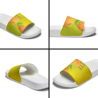 Hawaiian Mango Slide Sandals Polynesian Art Pattern and Kakau Tattoo LT03 - Polynesian Pride