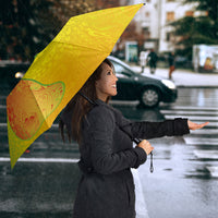 Hawaiian Mango Umbrella Polynesian Art Pattern and Kakau Tattoo LT03 - Polynesian Pride