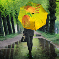 Hawaiian Mango Umbrella Polynesian Art Pattern and Kakau Tattoo LT03 - Polynesian Pride