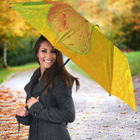 Hawaiian Mango Umbrella Polynesian Art Pattern and Kakau Tattoo LT03 - Polynesian Pride