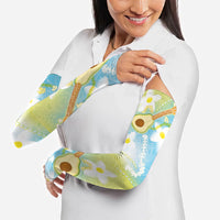 Hawaiian Ukulele Avocado Arm Sleeves Leis and Polynesian Pattern LT03 - Polynesian Pride