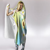 Hawaiian Ukulele Avocado Hooded Blanket Leis and Polynesian Pattern LT03 - Polynesian Pride