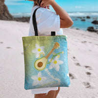 Hawaiian Ukulele Avocado Tote Bag Leis and Polynesian Pattern LT03 - Polynesian Pride