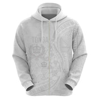 Tonga Faka Sepitema Hoodie Ngatu Pattern with Plumeria and Hibiscus LT03 - Polynesian Pride