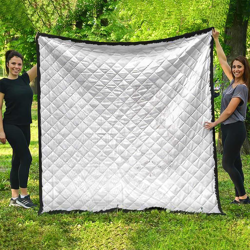 Tonga Faka Sepitema Quilt Ngatu Pattern with Plumeria and Hibiscus LT03 - Polynesian Pride