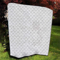 Tonga Faka Sepitema Quilt Ngatu Pattern with Plumeria and Hibiscus LT03 - Polynesian Pride