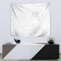 Tonga Faka Sepitema Tapestry Ngatu Pattern with Plumeria and Hibiscus LT03 - Polynesian Pride