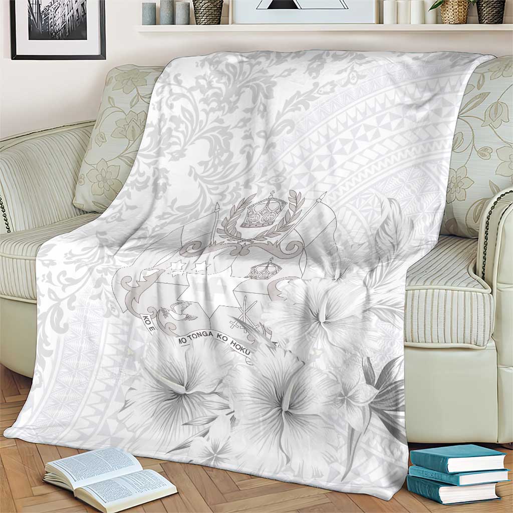 Tonga Faka Sepitema Blanket Ngatu and Floral Pattern with Blooming Hibiscus LT03 - Polynesian Pride