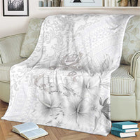 Tonga Faka Sepitema Blanket Ngatu and Floral Pattern with Blooming Hibiscus LT03 - Polynesian Pride