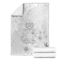 Tonga Faka Sepitema Blanket Ngatu and Floral Pattern with Blooming Hibiscus LT03 - Polynesian Pride
