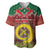 Vanuatu Christmas Baseball Jersey Pig Tusk Beautiful Merry Xmas Snowflake LT03 Red - Polynesian Pride