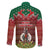 Vanuatu Christmas Family Matching Long Sleeve Bodycon Dress and Hawaiian Shirt Pig Tusk Beautiful Merry Xmas Snowflake LT03 - Polynesian Pride