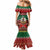 Vanuatu Christmas Mermaid Dress Pig Tusk Beautiful Merry Xmas Snowflake LT03 - Polynesian Pride