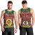 Personalised Vanuatu Christmas Men Tank Top Pig Tusk Beautiful Merry Xmas Snowflake LT03 - Polynesian Pride