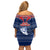 Guam Christmas Family Matching Off Shoulder Short Dress and Hawaiian Shirt Chamorro Guam Tattoos Beautiful Merry Xmas Snowflake LT03 - Polynesian Pride