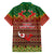 Tonga Christmas Family Matching Puletasi Dress and Hawaiian Shirt Coat of Arms and Map Beautiful Merry Xmas Snowflake LT03 - Polynesian Pride