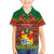 Tonga Christmas Family Matching Puletasi Dress and Hawaiian Shirt Coat of Arms and Map Beautiful Merry Xmas Snowflake LT03 Son's Shirt Red - Polynesian Pride