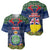 Niue Christmas Baseball Jersey Coat of Arms and Map Beautiful Merry Xmas Snowflake LT03 - Polynesian Pride