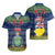 Niue Christmas Hawaiian Shirt Coat of Arms and Map Beautiful Merry Xmas Snowflake LT03 - Polynesian Pride