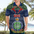 Niue Christmas Hawaiian Shirt Coat of Arms and Map Beautiful Merry Xmas Snowflake LT03 - Polynesian Pride