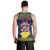 Niue Christmas Men Tank Top Coat of Arms and Map Beautiful Merry Xmas Snowflake LT03 - Polynesian Pride