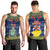 Niue Christmas Men Tank Top Coat of Arms and Map Beautiful Merry Xmas Snowflake LT03 - Polynesian Pride