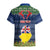 Personalised Niue Christmas Hawaiian Shirt Coat of Arms and Map Beautiful Merry Xmas Snowflake LT03 - Polynesian Pride