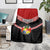 Tonga Blanket Tonga Coat of Arms with Seamless Tapa Ngatu Pattern LT03 - Polynesian Pride