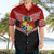 Tonga Hawaiian Shirt Tonga Coat of Arms with Seamless Tapa Ngatu Pattern LT03 - Polynesian Pride