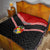 Personalised Tonga Quilt Tonga Coat of Arms with Seamless Tapa Ngatu Pattern LT03 - Polynesian Pride